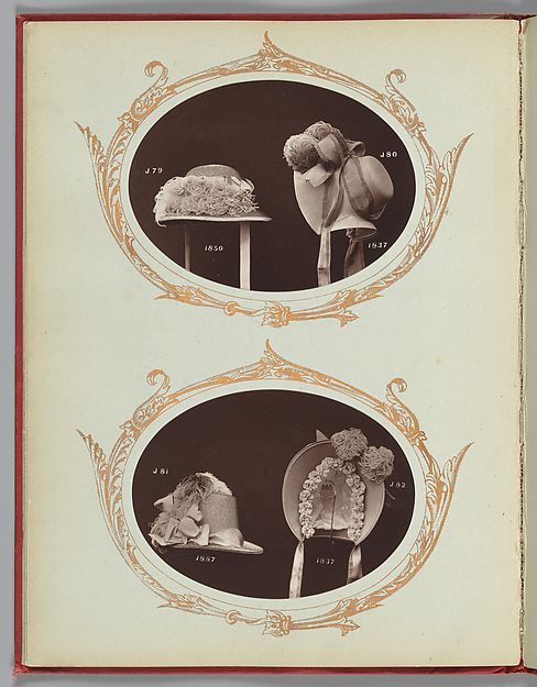 [Hats J79-J80]; [Hats J81-J82] by William Charles Brown, The Metropolitan Museum of Art